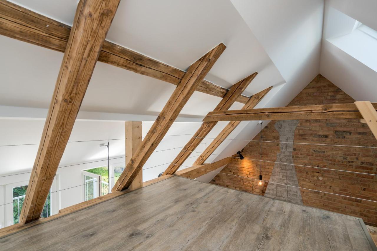 Appartement Cassel Lofts - Stilvolles Loft Im Gruenen Mit Balkon Nahe Vw-Werk Extérieur photo